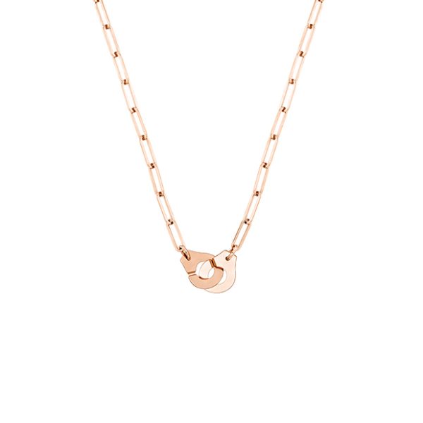 Menottes dinh van R12 necklace in rose gold