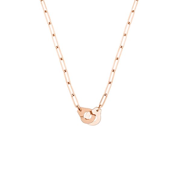 Menottes dinh van R12 necklace in rose gold