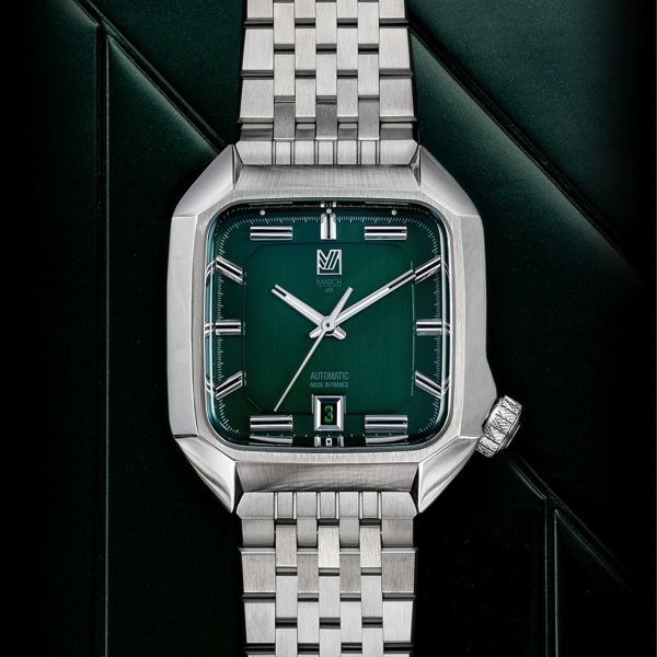 March LA.B AM2 Automatic Grall steel bracelet 39 mm