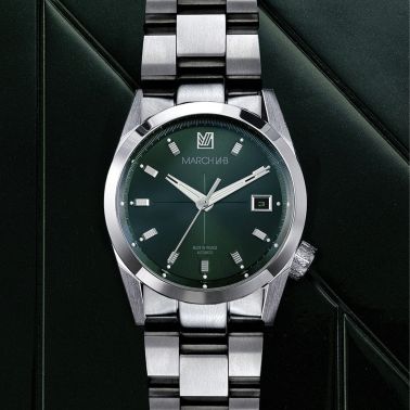 March LA.B AM89 Automatic Grall steel bracelet 38 mm