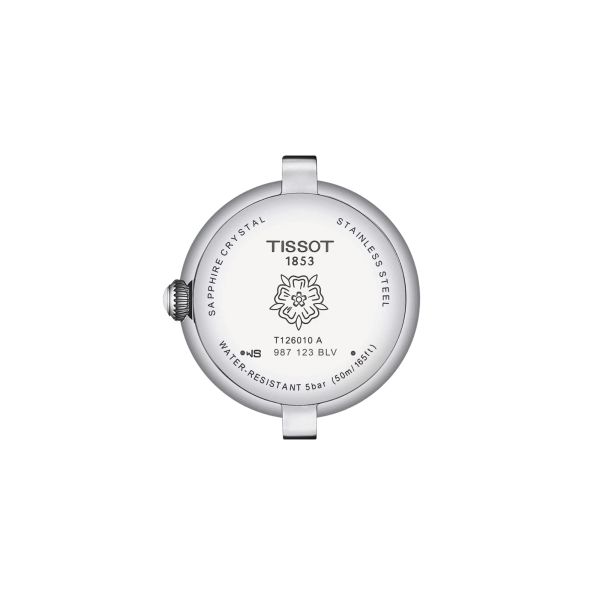 Montre Tissot Bellissima Small Lady quartz cadran bleu bracelet acier 26 mm T126.010.11.133.00