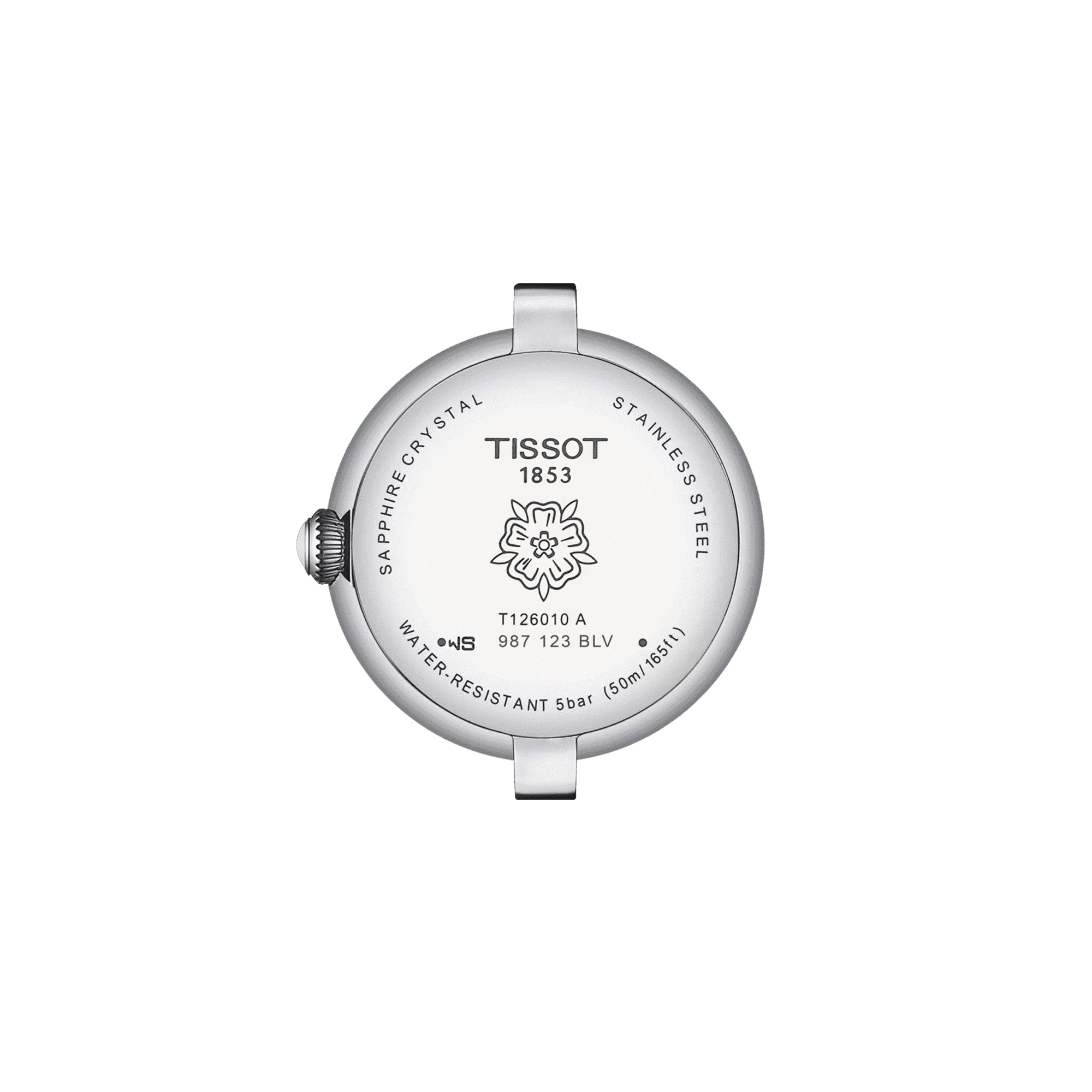 Montre Tissot Bellissima Small Lady quartz cadran bleu bracelet acier 26 mm T126.010.11.133.00