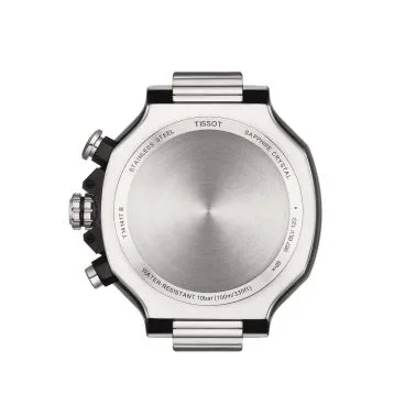 Montre Tissot T-Sport T-Race Chronograph quartz cadran bleu bracelet acier 45 mm T141.417.11.041.00