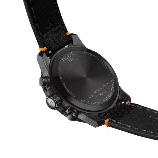 Tissot クロノグラフ 時計 ブラックレザー Tissot Supersport Chrono 45.5mm | Model T1256171605100 | Tissot® India