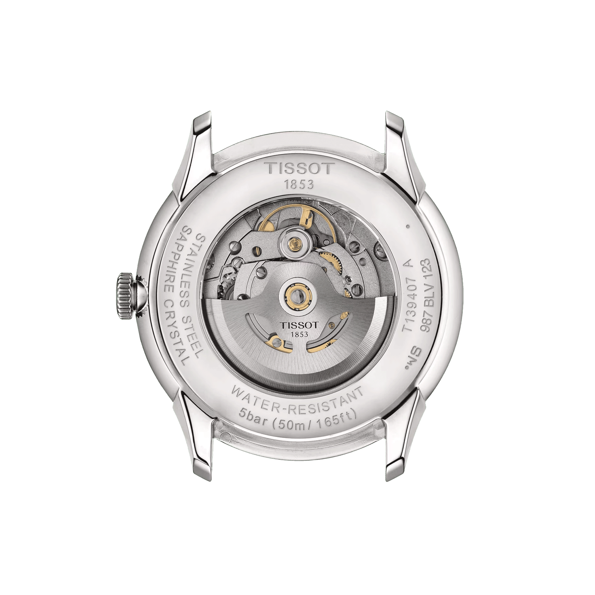 Montre Tissot T-Classic Chemin des Tourelles Powermatic 80 cadran vert bracelet acier 42 mm T139.407.11.091.00
