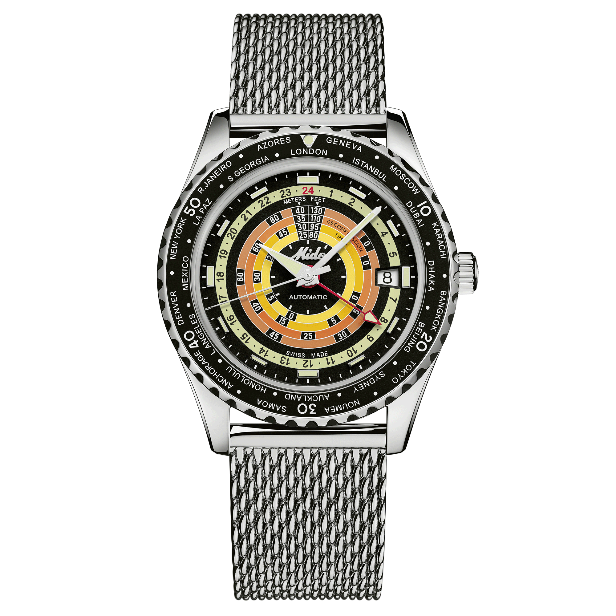 Mido Ocean Star Decompression GMT Watch M026.829.17.051.00- Lepage