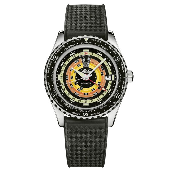 Mido Ocean Star Decompression WorldTimer automatic watch 40,5 mm M026.829.17.051.00
