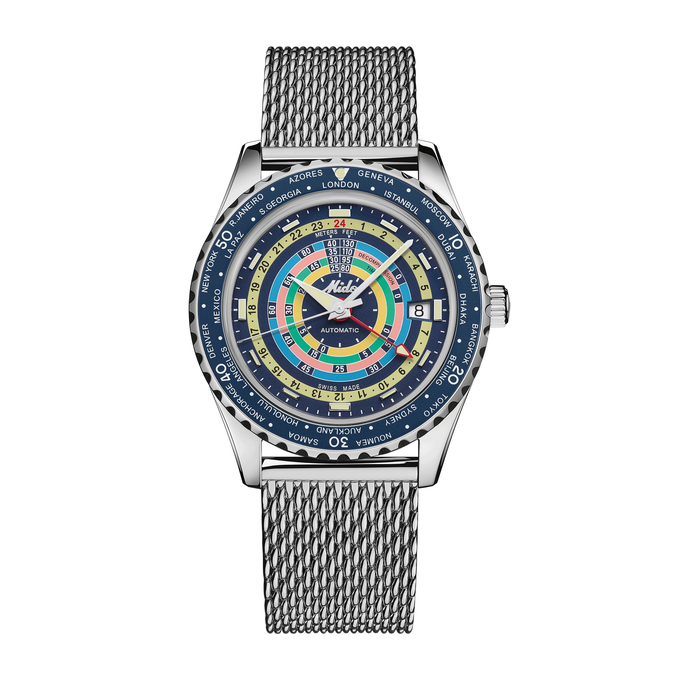 Mido Ocean Star Decompression GMT Watch Lepage