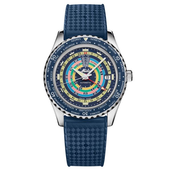 Mido Ocean Star Decompression WorldTimer automatic watch 40,5 mm M026.829.17.041.00