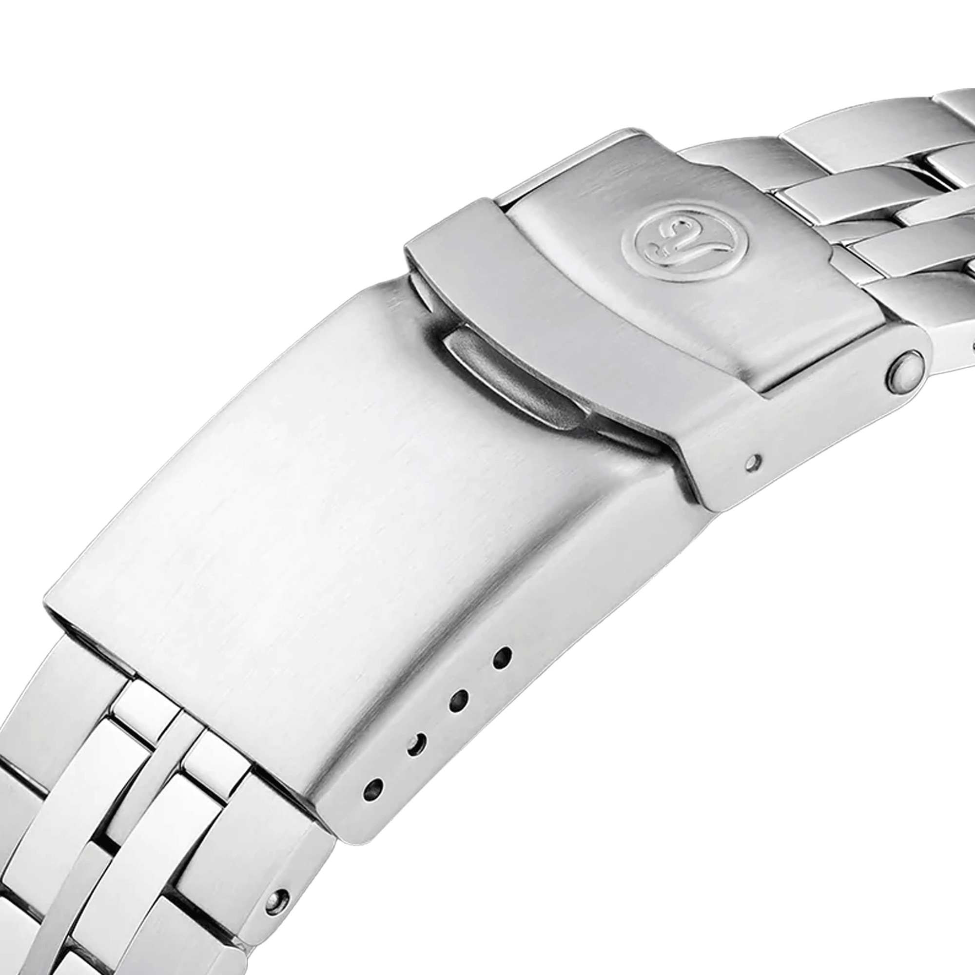 Montre Yema Superman 500 GMT automatique lunette verte et blanche cadran noir bracelet acier 39 mm YGMT23A39-AMS