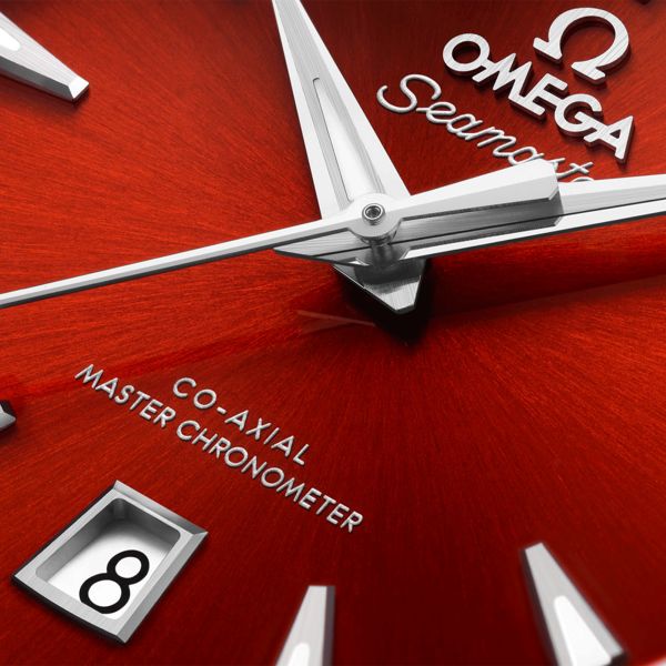 Omega Seamaster Aqua Terra 150m Co-Axial Master Chronometer watch terra-cotta dial steel bracelet 38 mm