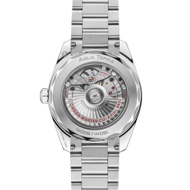Omega Seamaster Aqua Terra 150m Co-Axial Master Chronometer watch saffron dial steel bracelet 38 mm