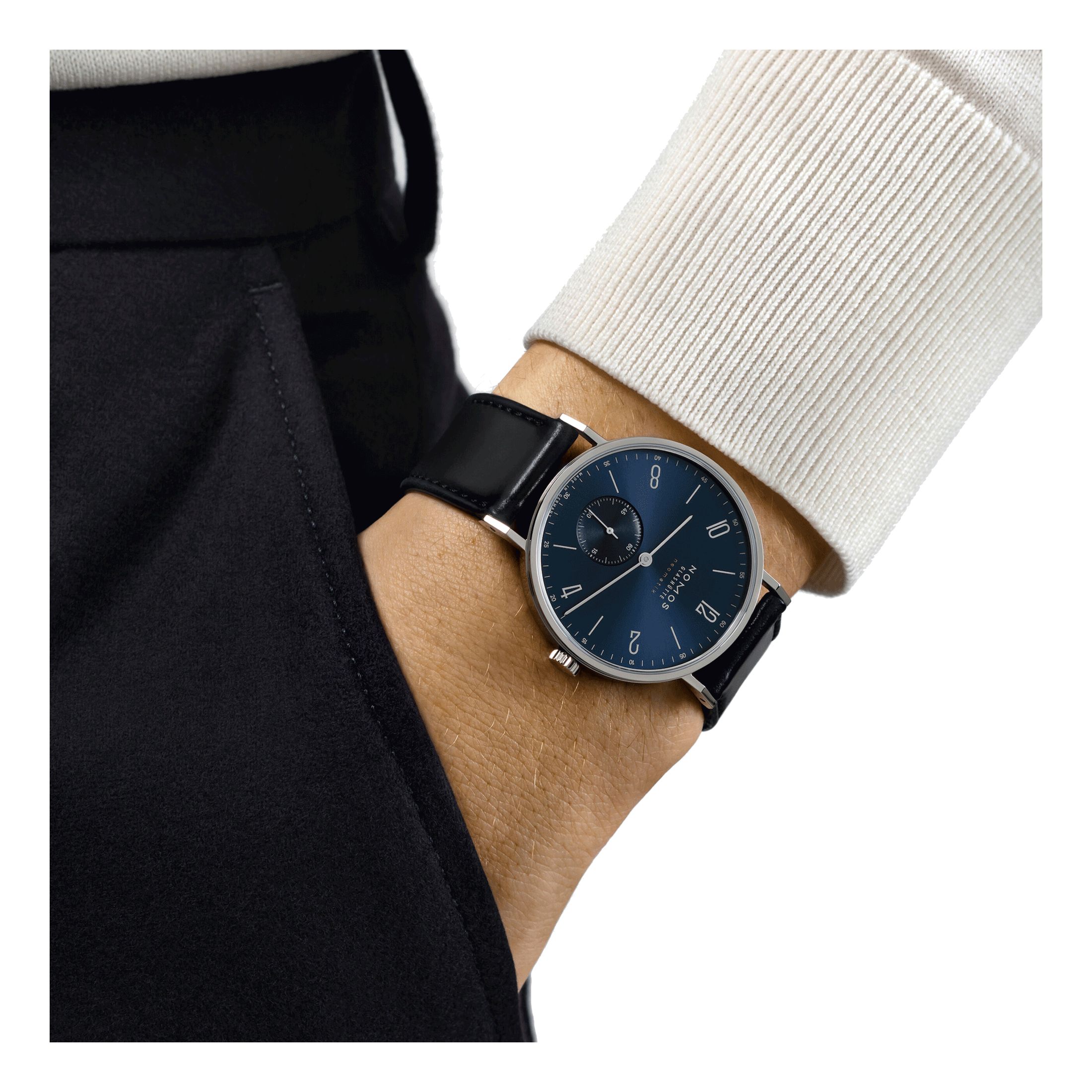 Nomos Tangente Neomatik Blue Gold automatic Watch 38 mm 145 Lepage