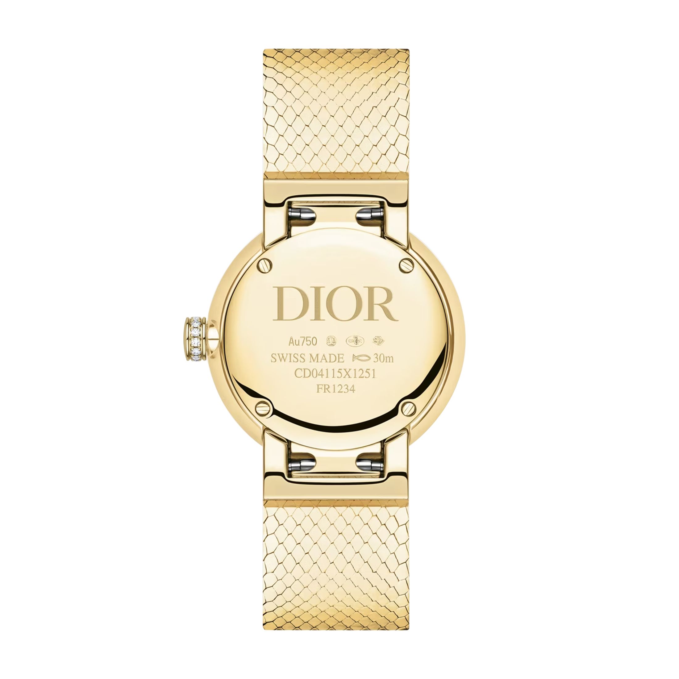 その他 dior Watch La D My Dior | Dior CD04112X1364 Steel - Yellow Gold