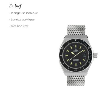 Montre Omega Seamaster 200 ST "SHOM" 166.0177 automatique 42 mm circa 1970's avec Watch Certificate