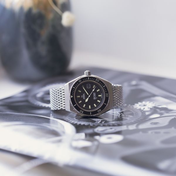 Montre Omega Seamaster 200 ST "SHOM" 166.0177 automatique 42 mm circa 1970's avec Watch Certificate