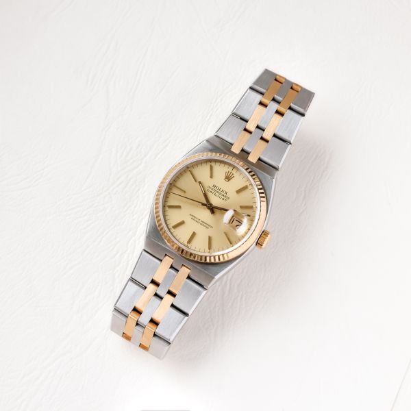 Montre Rolex Datejust Oysterquartz 17013 Rolesor quartz 36 mm 1986 avec Watch Certificate