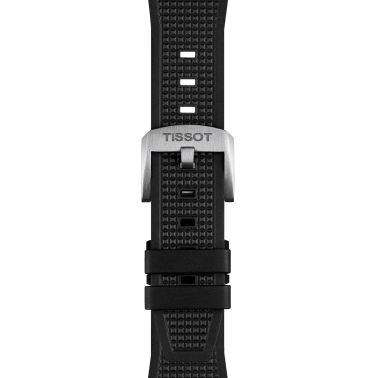 Tissot PRX Powermatic 80 automatic watch blue dial black rubber strap 40 mm T137.407.17.041.00