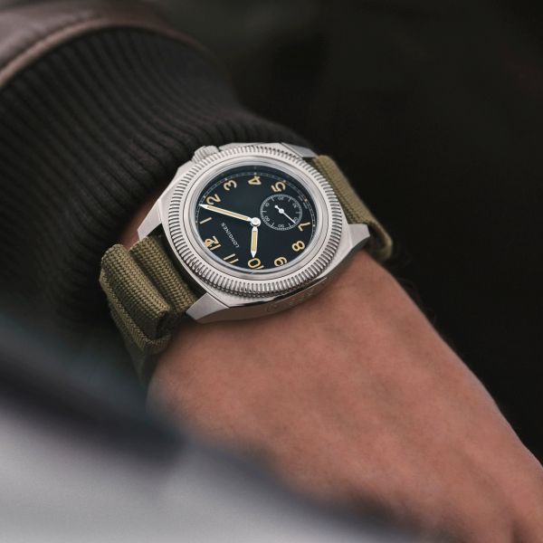 Longines Pilot Majetek Box Edition automatic watch black dial brown leather strap 43 mm L2.838.4.53.9