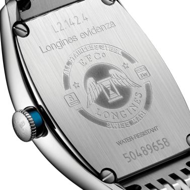 Longines Evidenza automatic watch silver dial steel bracelet 29 x 30.60 mm
