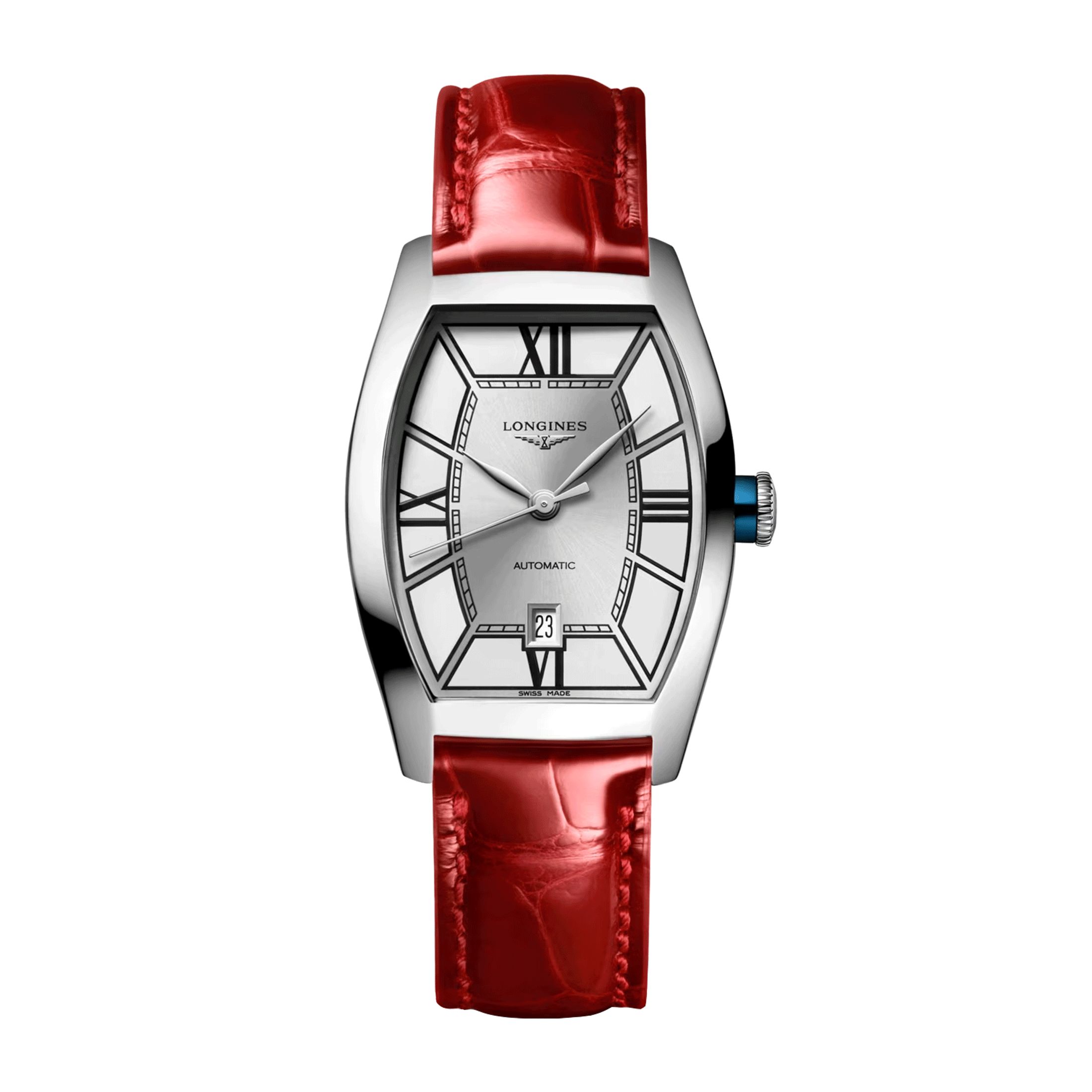 Longines evidenza leather strap outlet