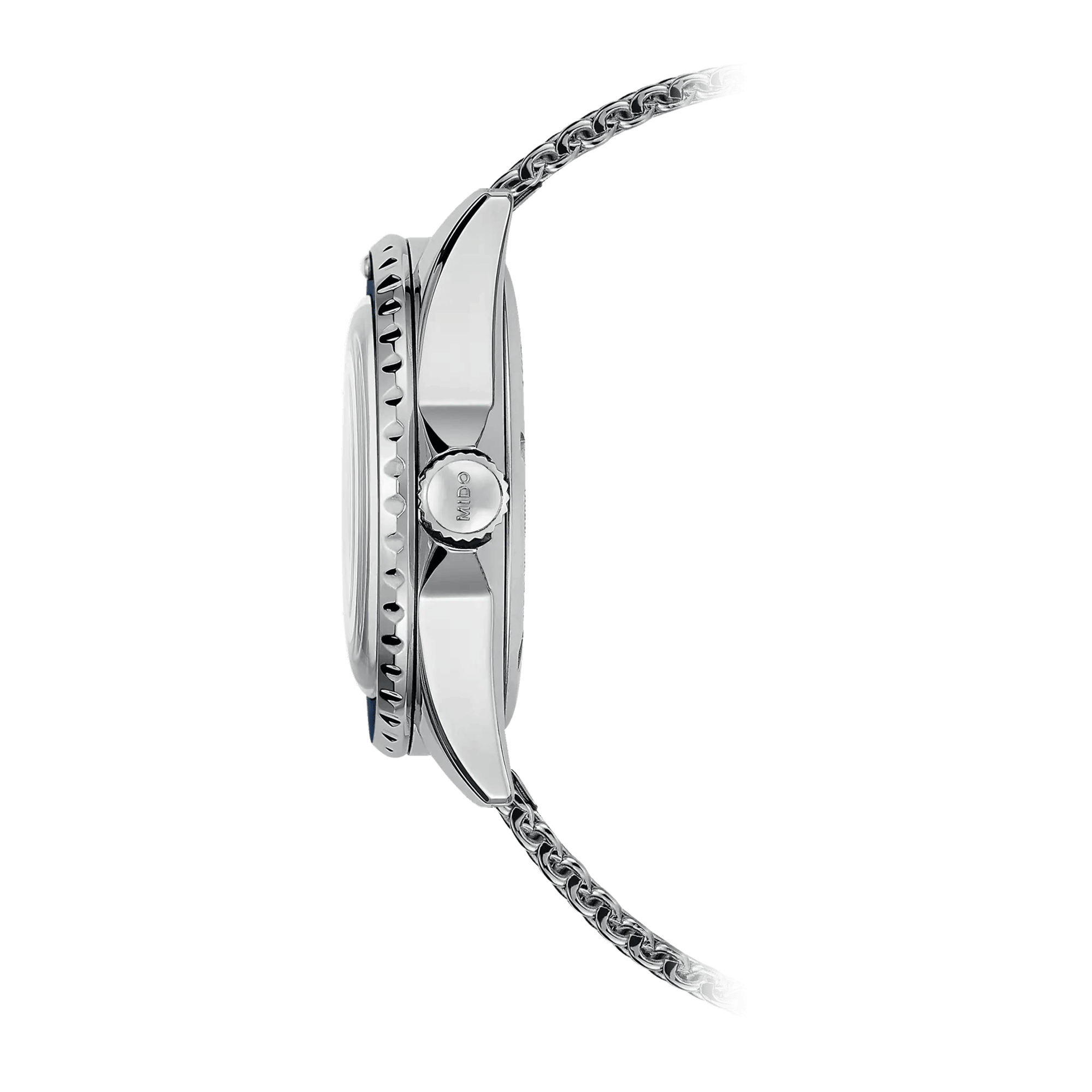 Mido Ocean Star Tribute automatic watch blue dial gradient stainless steel bracelet 40,5 mm M026.807.11.041.01