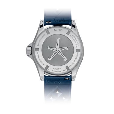 Mido Ocean Star Tribute automatic watch blue dial gradient stainless steel bracelet 40,5 mm M026.807.11.041.01