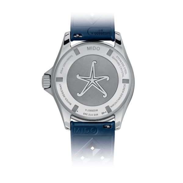 Mido Ocean Star Tribute automatic watch blue dial gradient stainless steel bracelet 40,5 mm M026.807.11.041.01