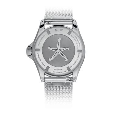 Mido Ocean Star Tribute automatic watch blue dial gradient stainless steel bracelet 40,5 mm M026.807.11.041.01