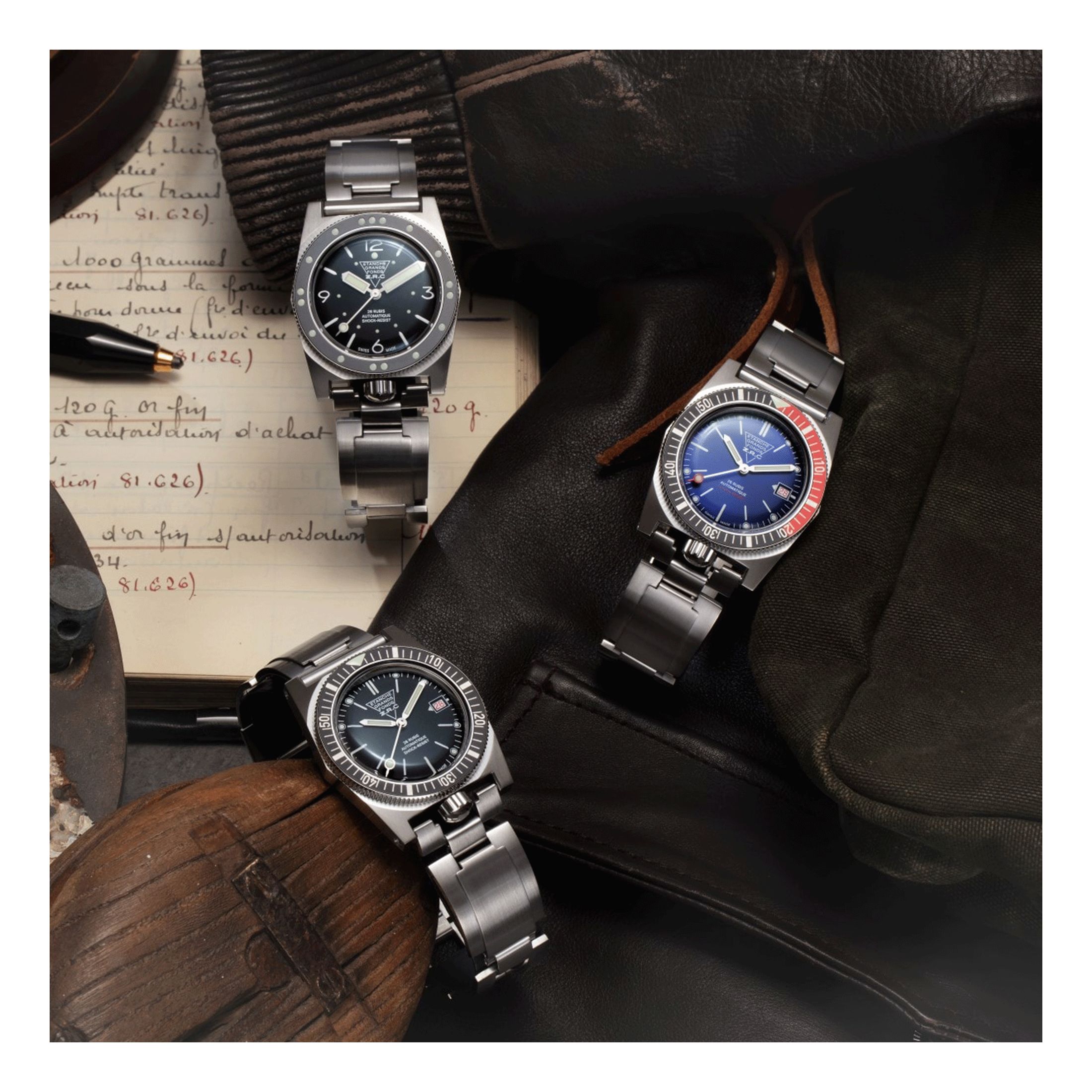 Maen Hudson 38 Maen Horloge MEAN MANHATTAN 40 JET Noir MANHATTAN