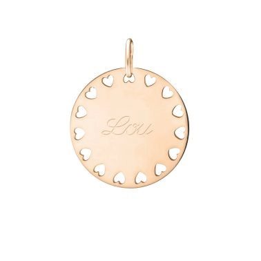 Médaille Lepage Colette Amour en or rose
