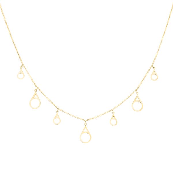 Lepage Athena necklace in yellow gold