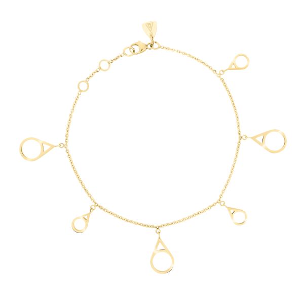 Lepage Athena bracelet in yellow gold