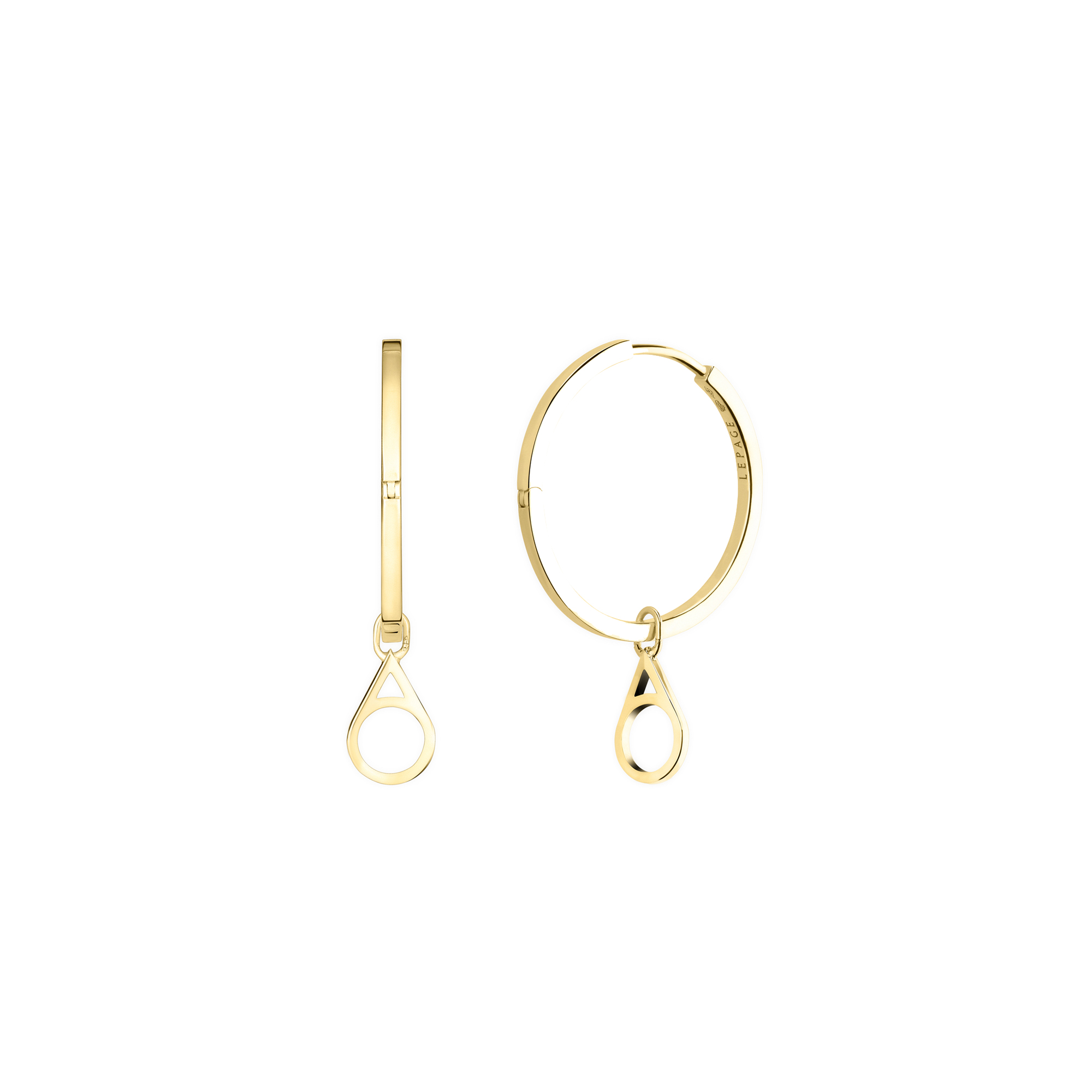 Boucles d'oreilles Lepage Daphné en or jaune