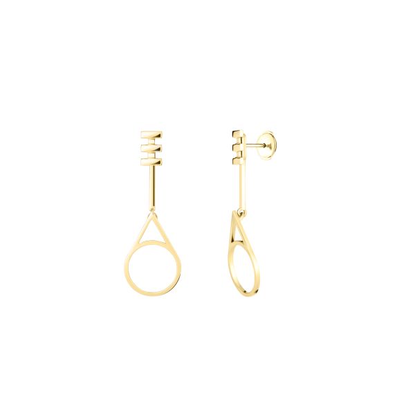 Lepage Venus earrings in yellow gold