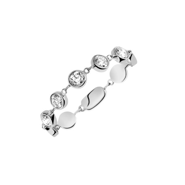 Messika D-Vibes Ring Small model in white gold and diamonds