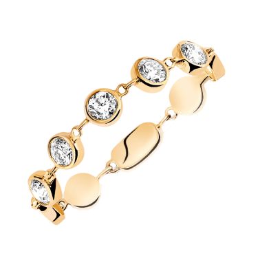 Bague Messika D-Vibes Petit modèle en or jaune et diamants 12990J