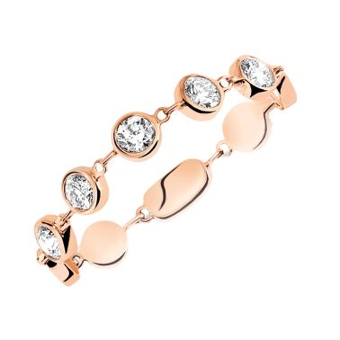 Bague Messika D-Vibes Petit modèle en or rose et diamants 12990R