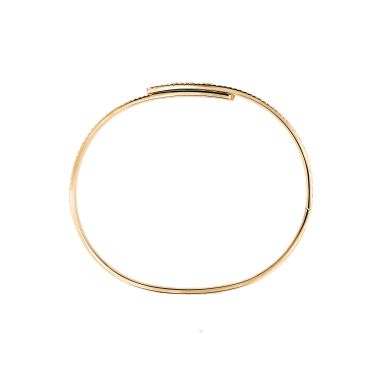Bangle Messika Move Noa Full Pavé en or jaune et diamants 12722J