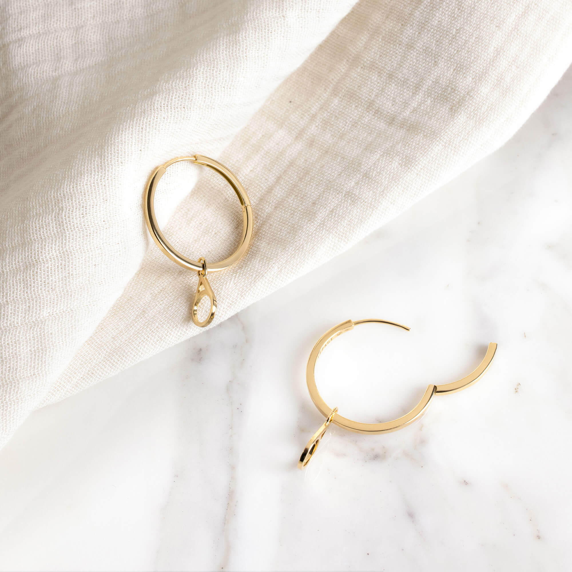 Boucles d'oreilles Lepage Daphné en or jaune