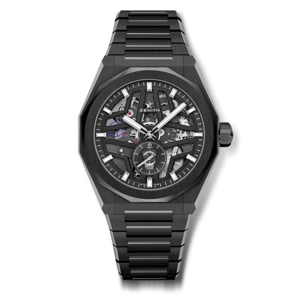 Zenith Defy Skyline Skeleton Ceramic automatic black dial ceramic bracelet 41 mm