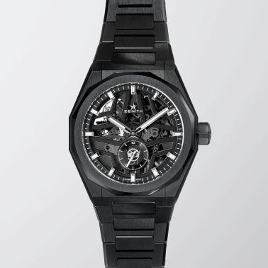 Montre Zenith Defy Skyline Skeleton Céramique automatique cadran noir bracelet céramique 41 mm