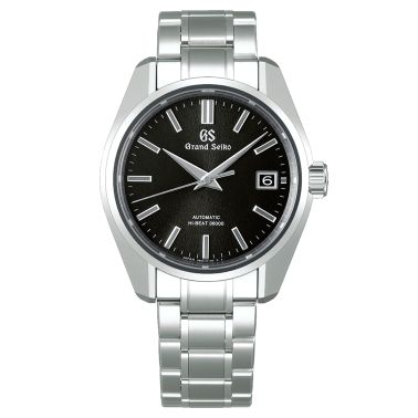Grand Seiko Heritage 44GS Hi-Beat 36000 Ever-Brillant Steel "Mt Iwate" black dial steel bracelet 40 mm