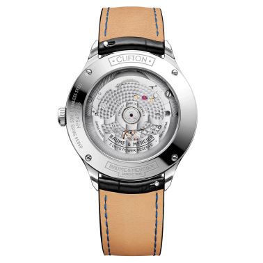 Montre Baume et Mercier Classima COSC automatique cadran noir bracelet cuir noir 40 mm 10692