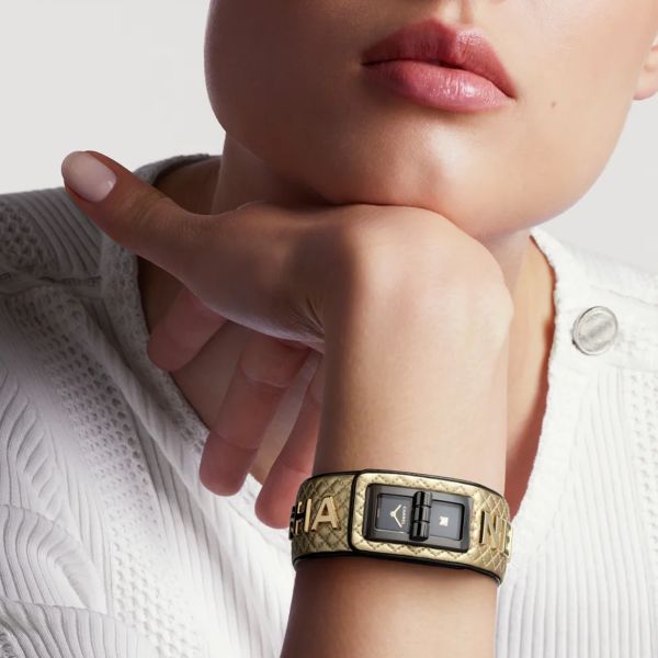 Chanel gold watch ladies discount