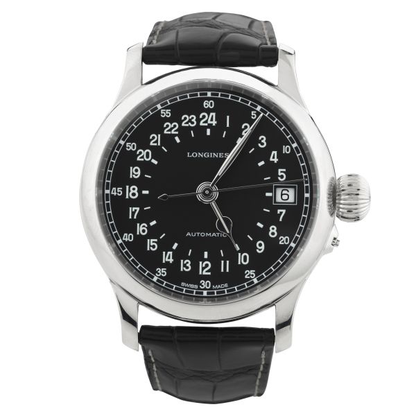 Montre Longines Heritage Avigation Twenty-Four Hours automatique 47,5 mm Full Set