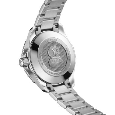 Montre TAG Heuer Aquaracer Professional 300 automatique index diamants cadran vert bracelet acier 36 mm WBP231K.BA0618