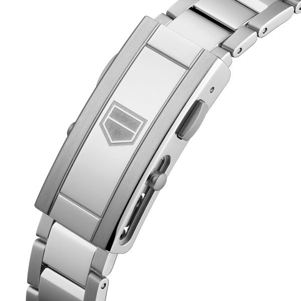 Montre TAG Heuer Aquaracer Professional 300 automatique index diamants cadran rose bracelet acier 36 mm WBP231J.BA0618