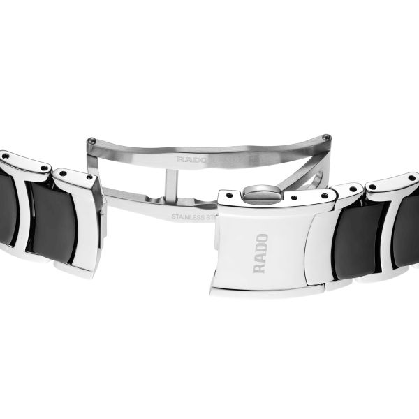 Rado Centrix automatic watch black dial steel and ceramic bracelet 39,5 mm R30018152