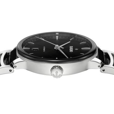 Rado Centrix automatic watch black dial steel and ceramic bracelet 39,5 mm R30018152